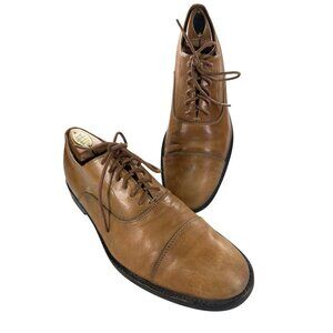 Banana Republic Shoes Size 8 M Brown Derby Cap toe Leather Dress Shoes